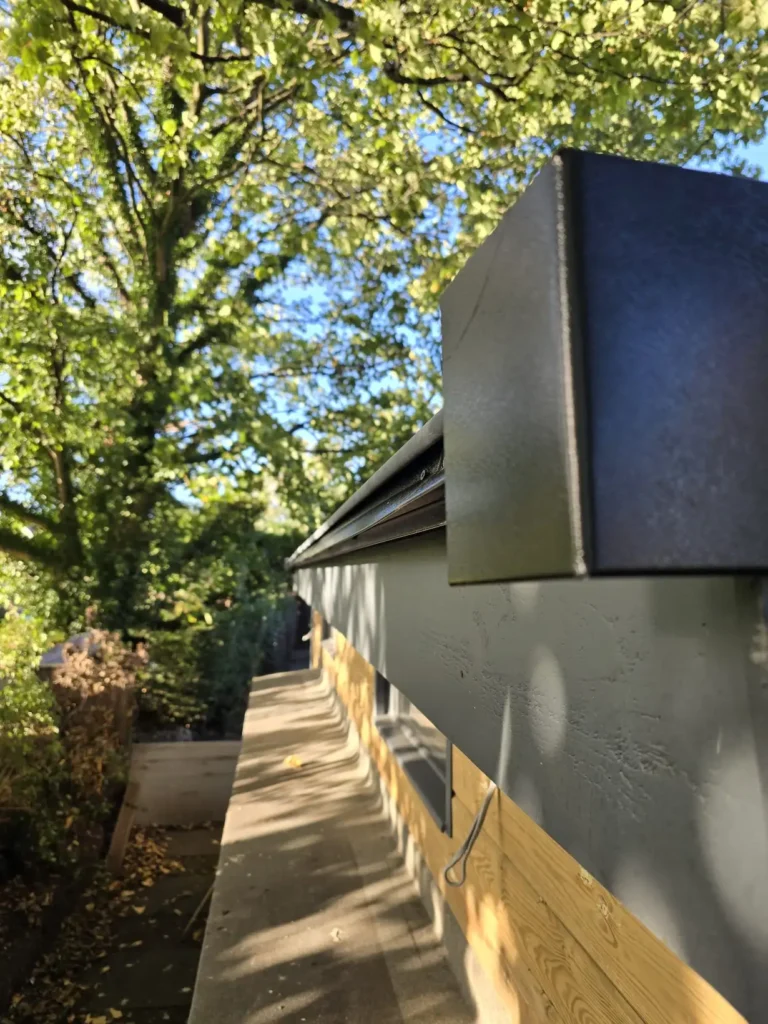 roofing and roofline rubber roof installation by ku designs north east