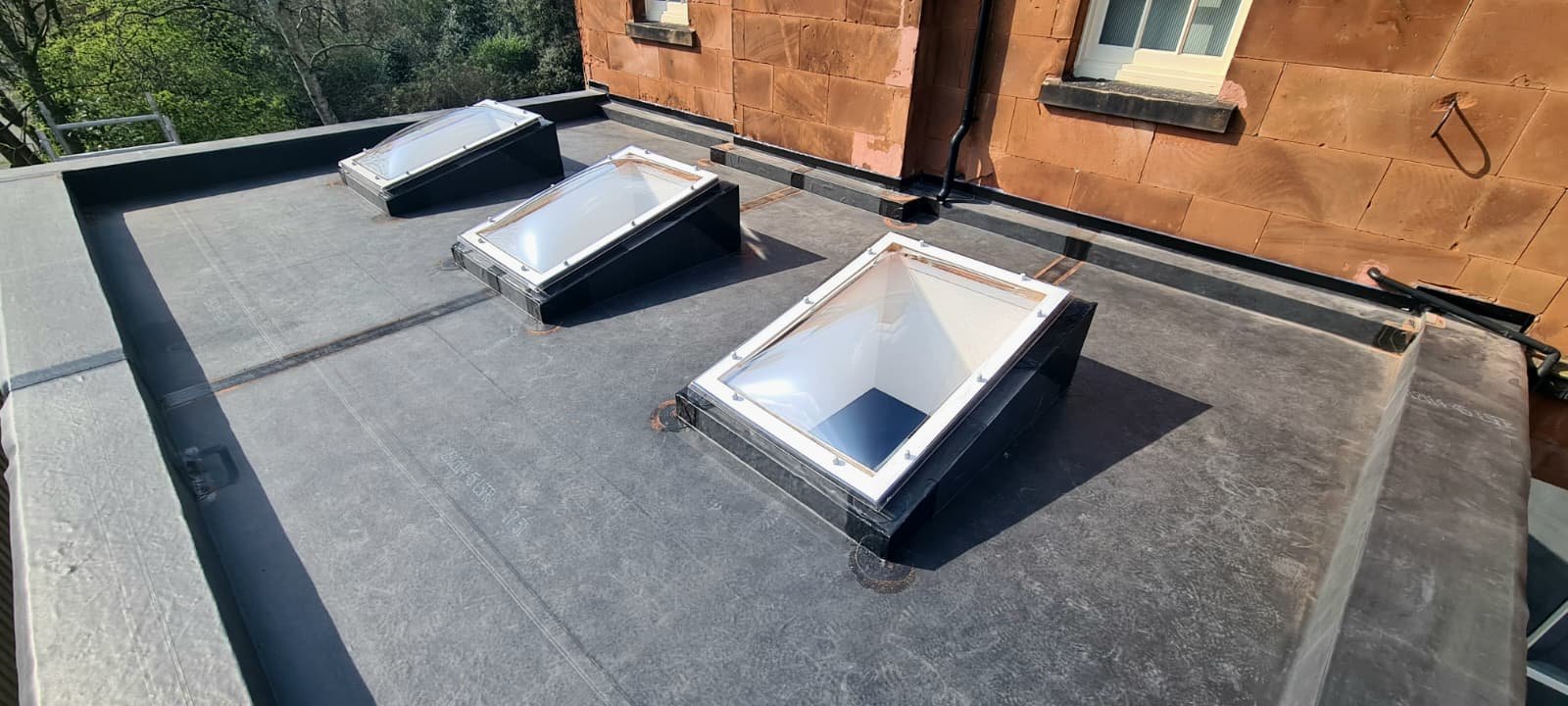 new rubber roof county durham by kudesigns rubber roof experts