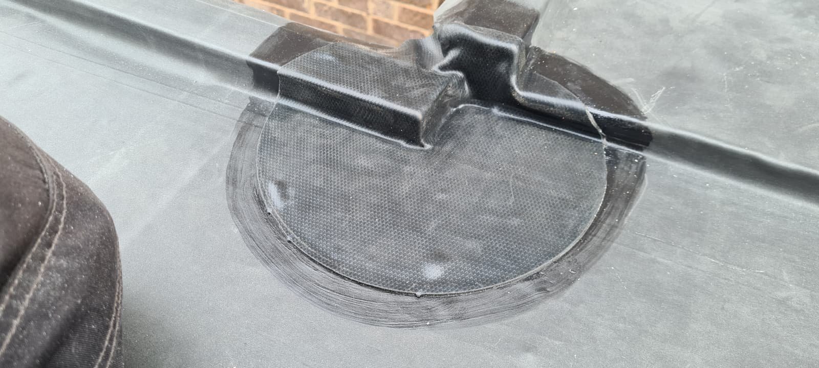 rubber roof repaired by kudesigns in teesside